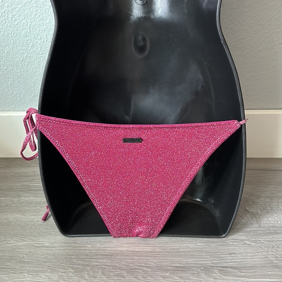 Grape sparkle string triangl bathing suits bottom - Picture 3 of 9